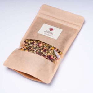 Χαμομήλι και κόκκινο τριαντάφυλλο